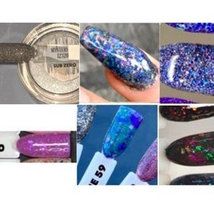 Bundle of 6 Dip Powders - Revel Nail, Peppi Gel, Sparkle & CO